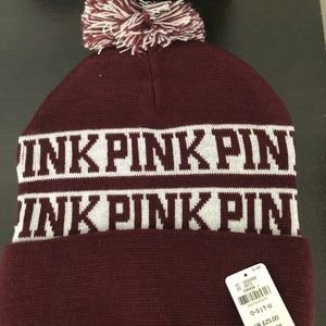 PINK beanie